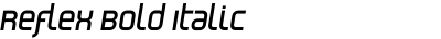 Reflex Bold Italic